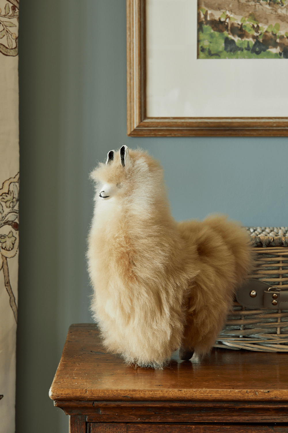 Luxury Alpaca Collectible Soft Toy in Marbled Fudge - The perfect gift