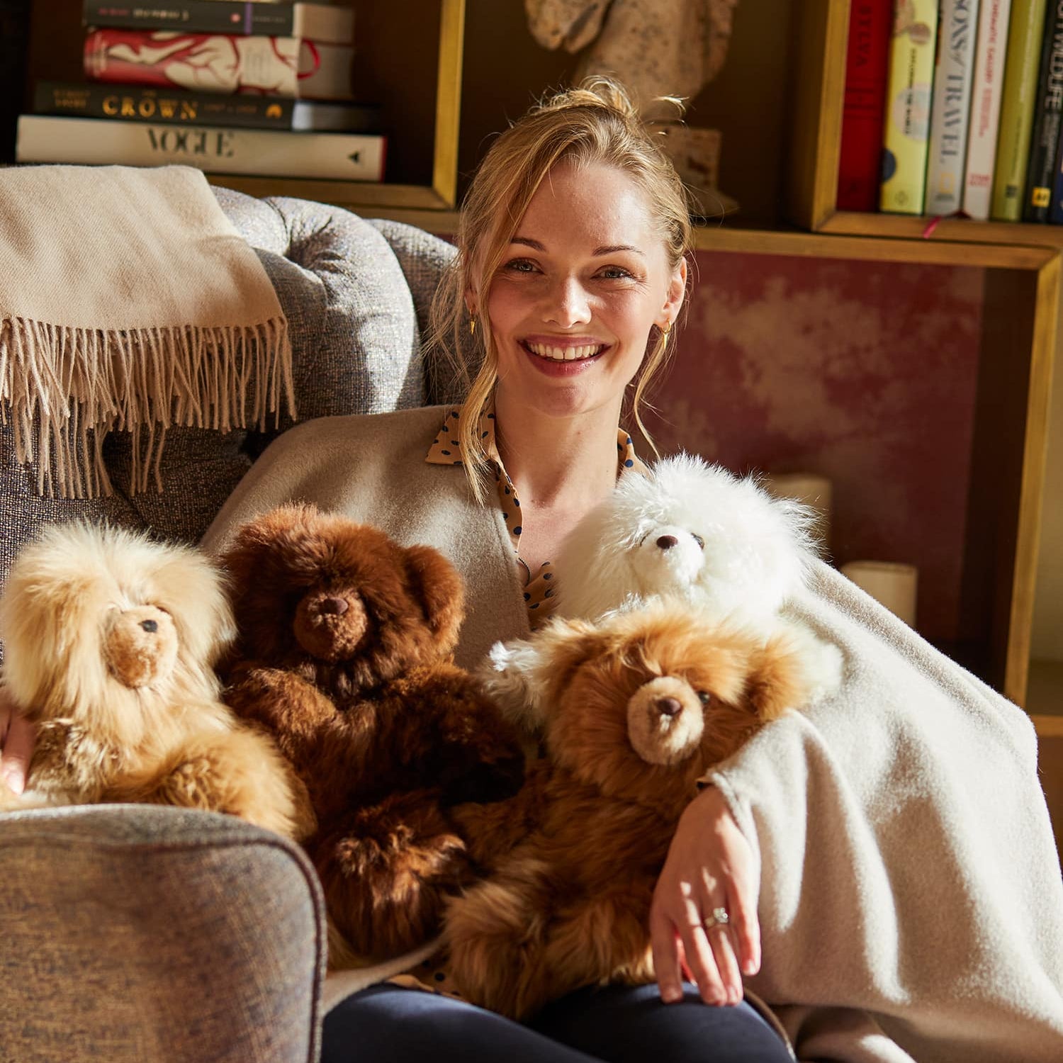 Limited Edition Rocco Teddy Bear in Chestnut Brown image 1