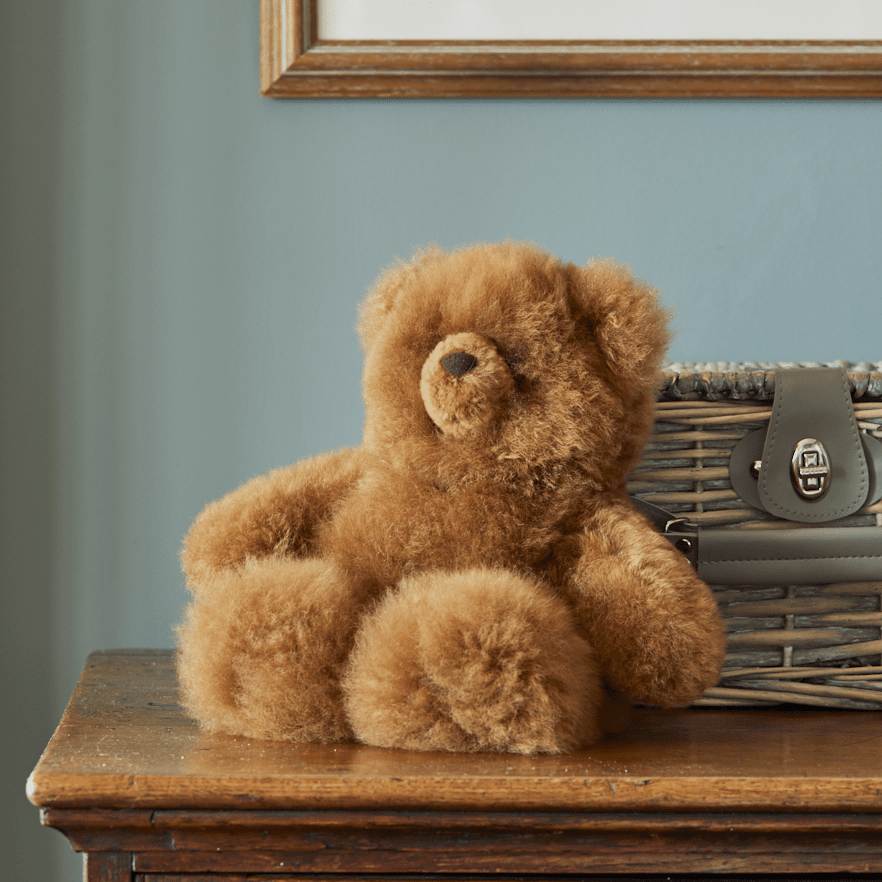 Petite Luxe Coco Alpaca Teddy | Handmade Luxury Soft Toy