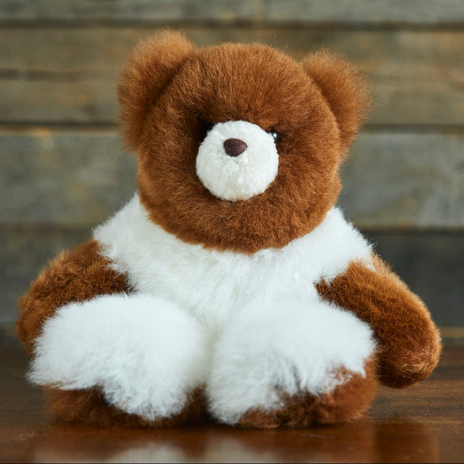 Luxe Cinnamon Alpaca Fur Teddy – Petite - sustainable luxury gifts