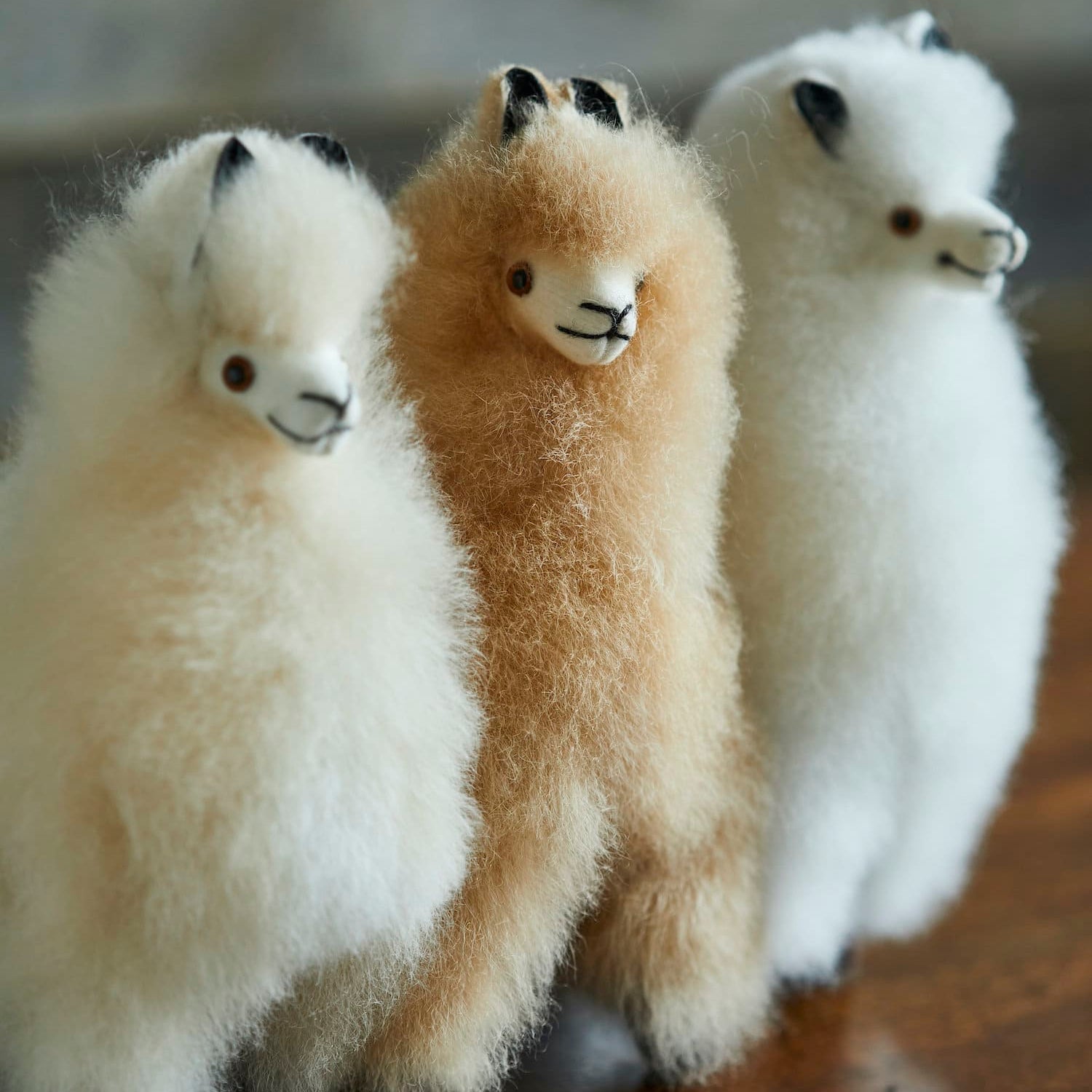 Mini Alpaca Fur Collectables available in a selection of colours, they make great gifts for babies, children and adults!