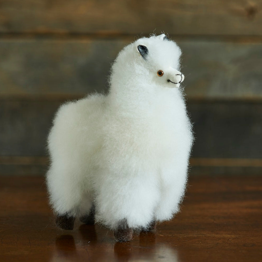 Luxury Mini Alpaca Fur Collectable - sustainable present - childrens gift