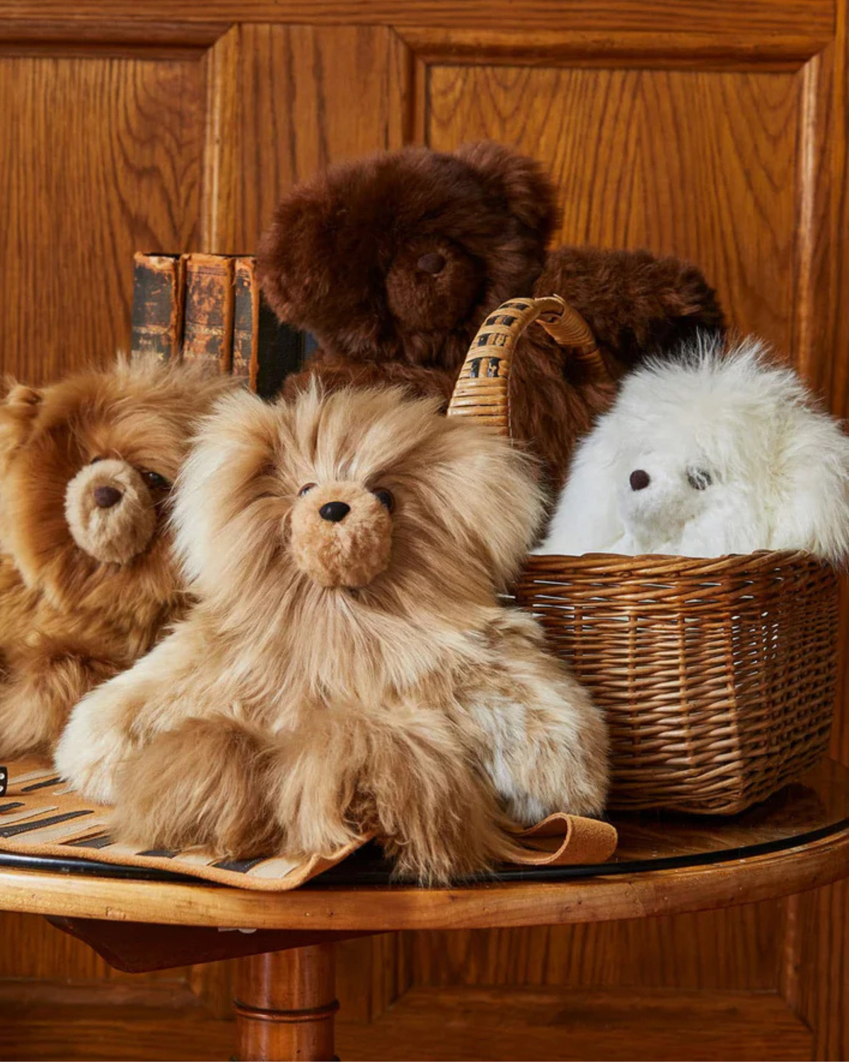 Rocco Suri alpaca teddy bear in white