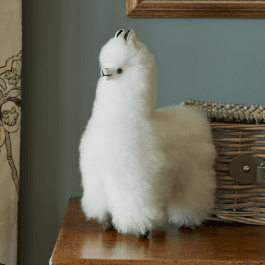 Baby Alpaca Fur Collectable – White